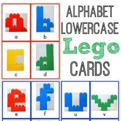 alphabet lego cards lowercase free printable alphabet activities
