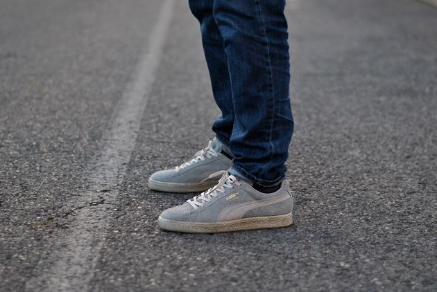 puma classic suede on feet puma classic suede on feet