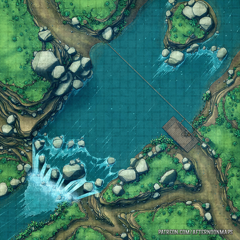 Waterfall Crossing Battle Map - Launch