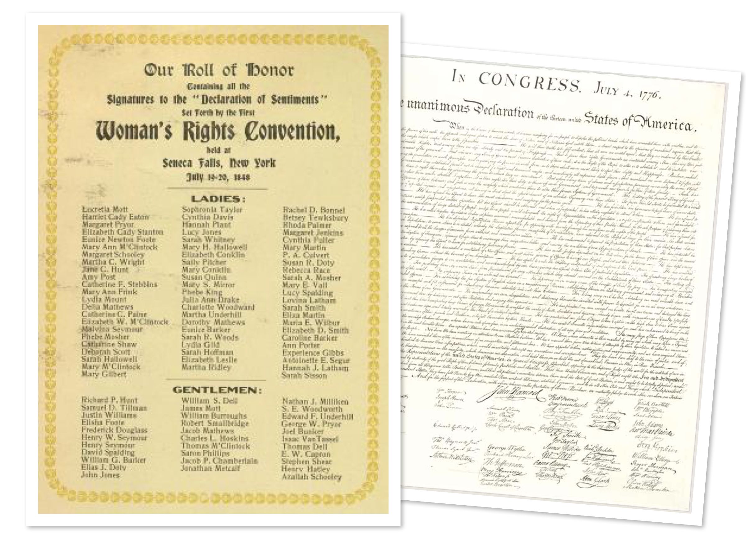 The Declaration Of Sentiments Spells Out The Rights That Women As