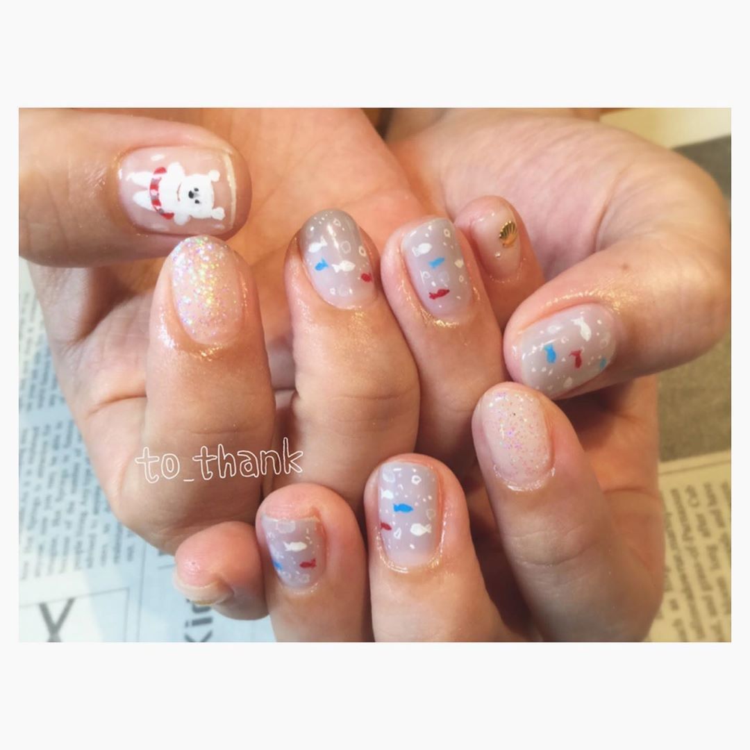なつ 模 様 𓂂𓈒 𓇼 是非 かわいいネイルさせてください スケジュールはハイライトから トゥサンクnail19年 Summern なつ 模 様 𓂂𓈒 𓇼 是非 かわいいネイルさせてください スケジュールはハイライトから トゥサンクnail19年 Summern