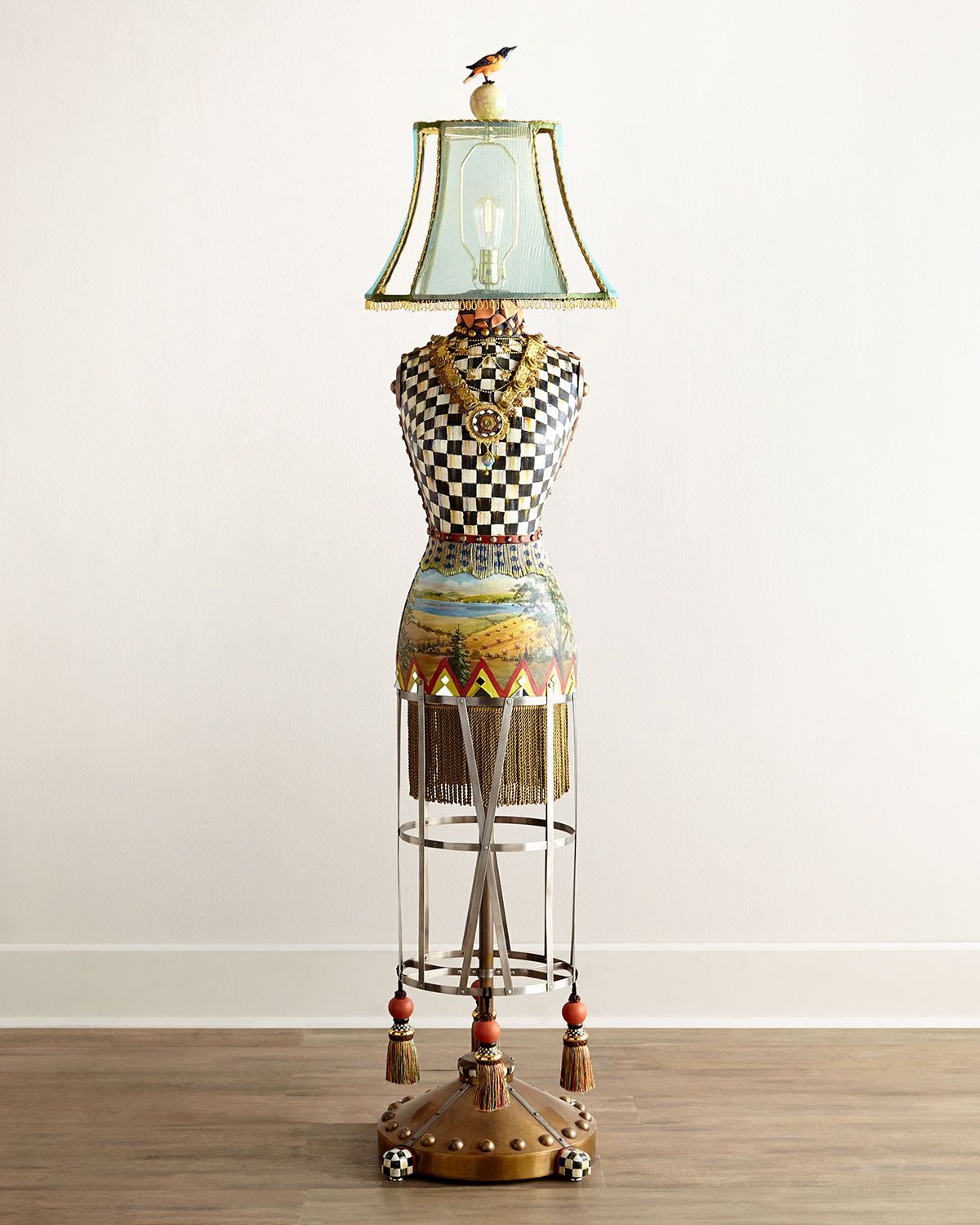 MacKenzie Childs Dressmakers Floor Lamp | Floor lamp, Lamp MacKenzie Childs Dressmakers Floor Lamp | Floor lamp, Lamp