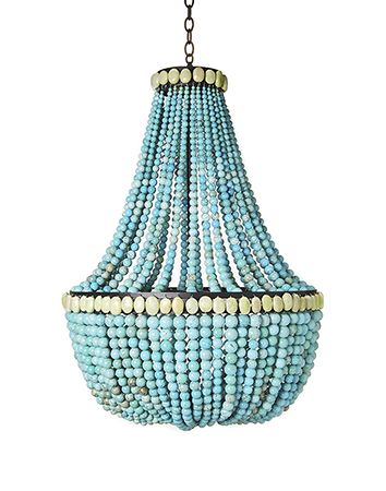 Marjorie Skouras Eclectic Chandeliers Diy Chandelier Beaded Diy Chandelier Beaded, Blue Turquoise Beaded Chandelier Uk