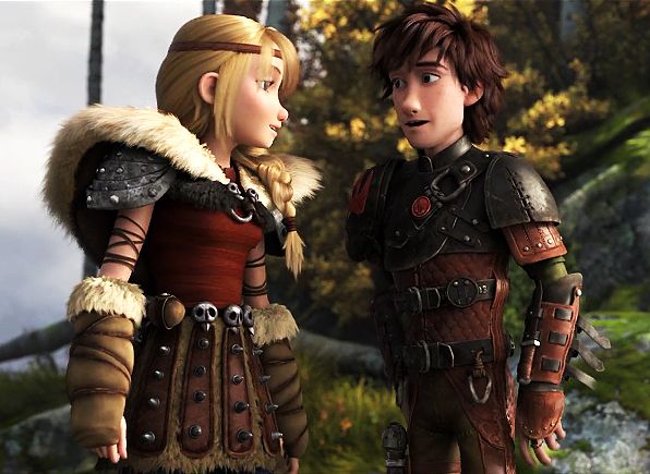 Hiccup and Astrid. These two are so completely meant for
