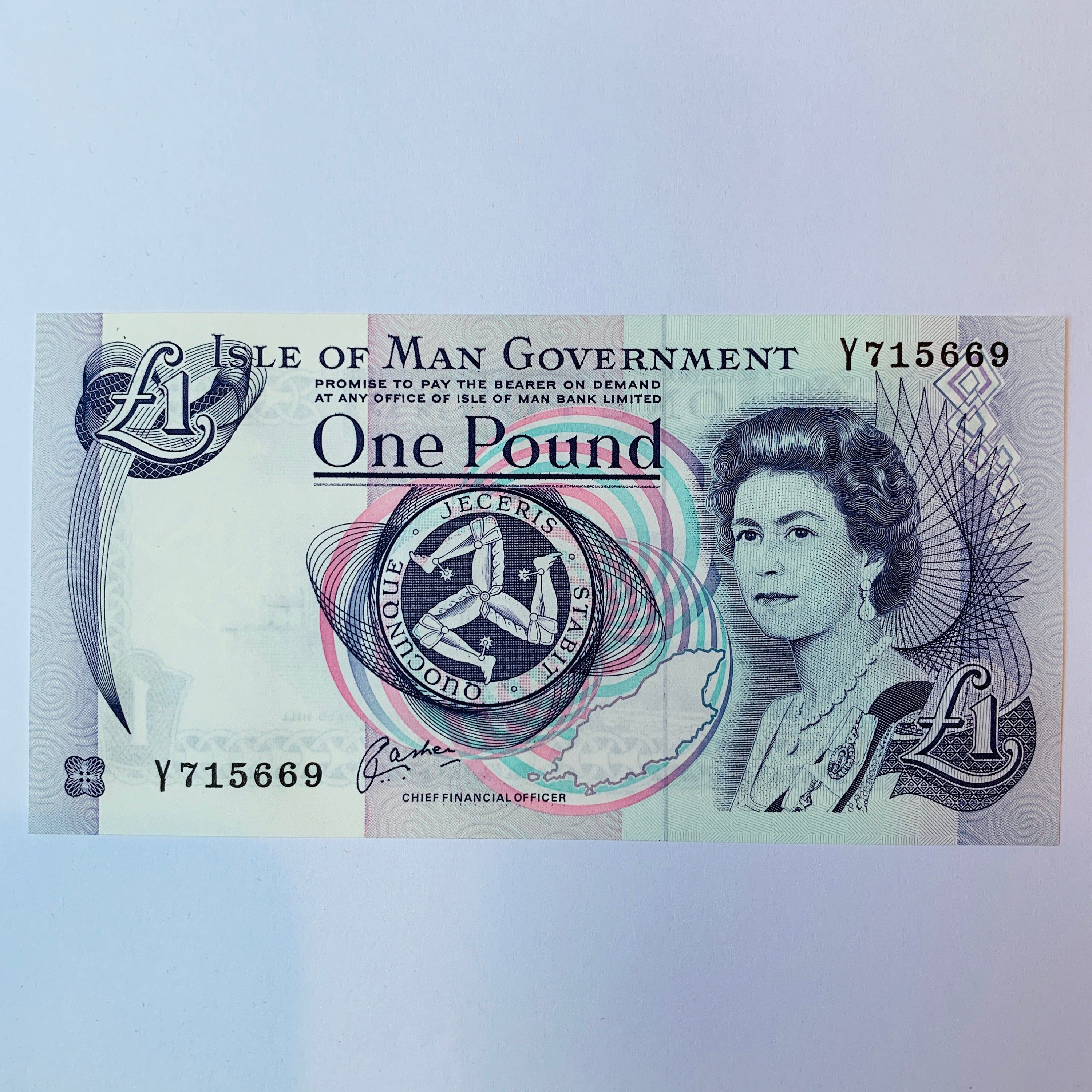 Manx 1 Pound Note Manx 1 Pound Note