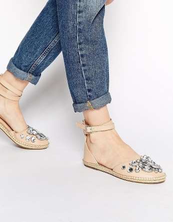 kurt geiger denim sandals