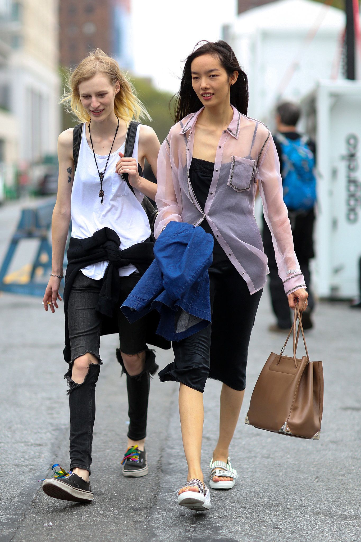 New York Fashion Week モデルのストリートスタイル ファッションアイデア 海外セレブ ファッション New York Fashion Week モデルのストリートスタイル ファッションアイデア 海外セレブ ファッション