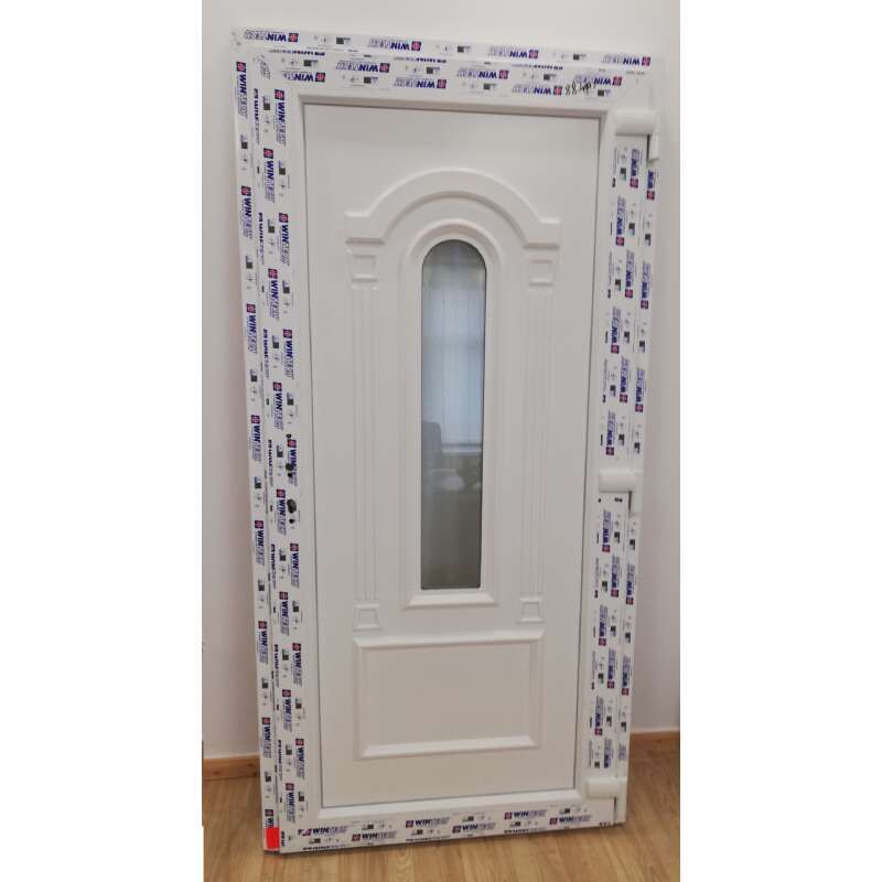 Tassos plastic Entrance door 98x208cm # white