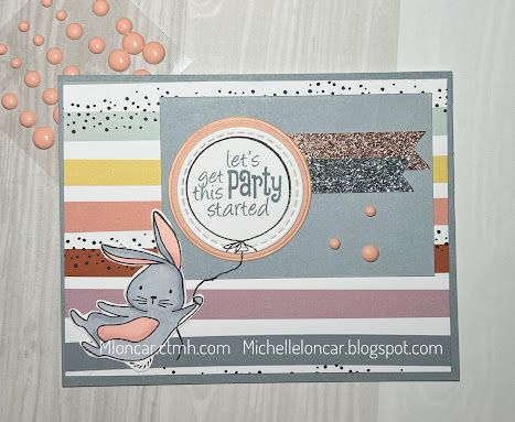 bunny Birthday Card ~ Atlantic Hearts Sketch Challenge #507