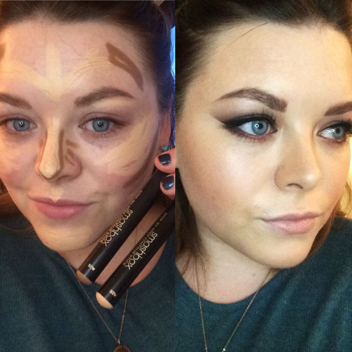 Trying out my smashbox contour sticks | Smashbox contour, Smashbox