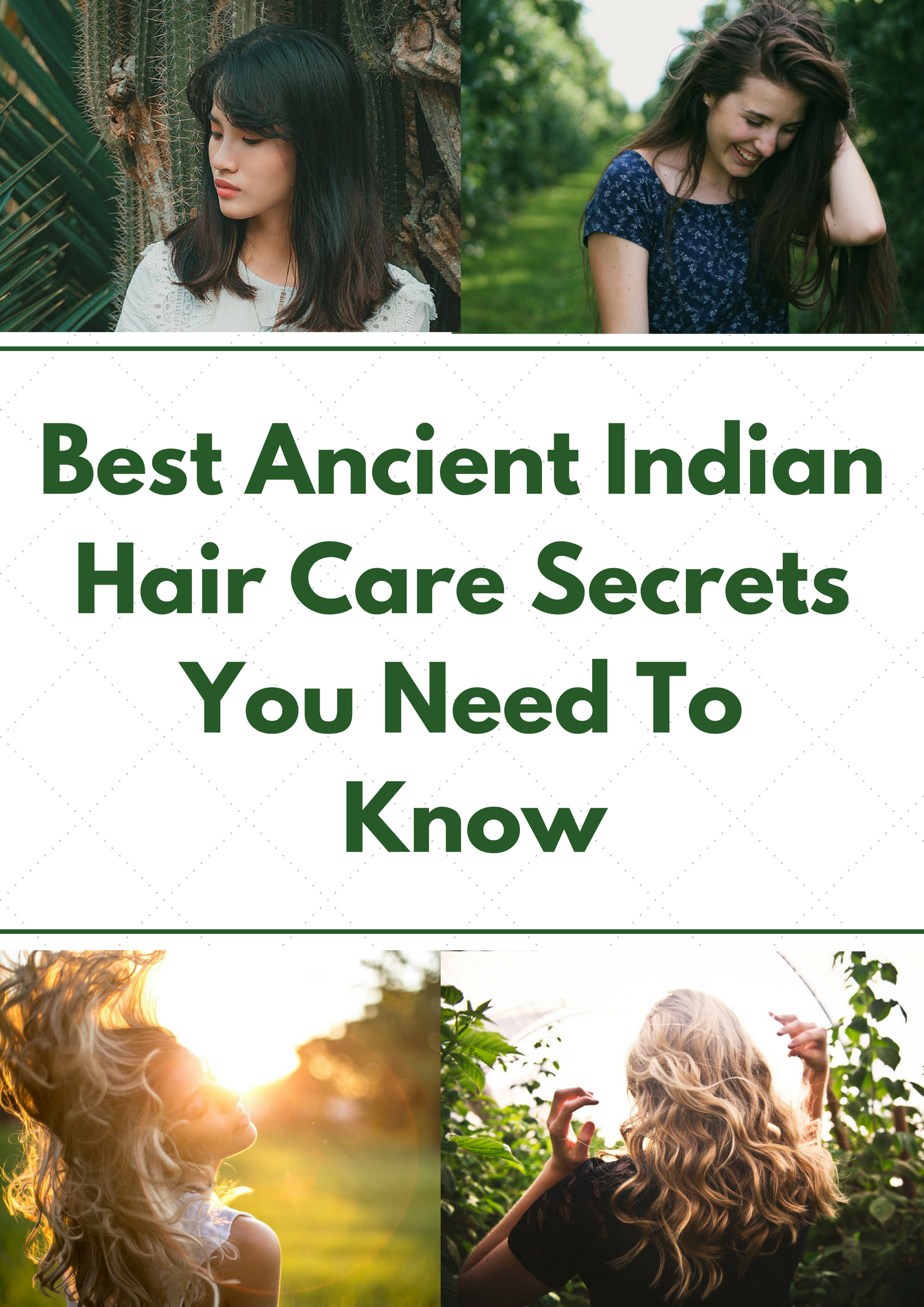 Best Ancient Hair Care Secrets | Hair care secrets, Indian hair care