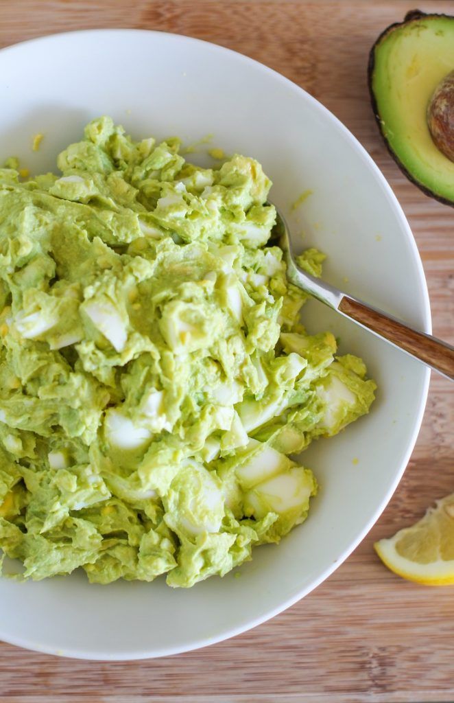 avocado egg salad (mayo-free!) | recipe | paleo | pinterest | salade