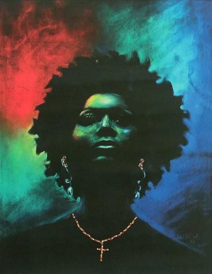 Natural Woman By Andrew Nichols Black Art Black Artwork Black Women Art