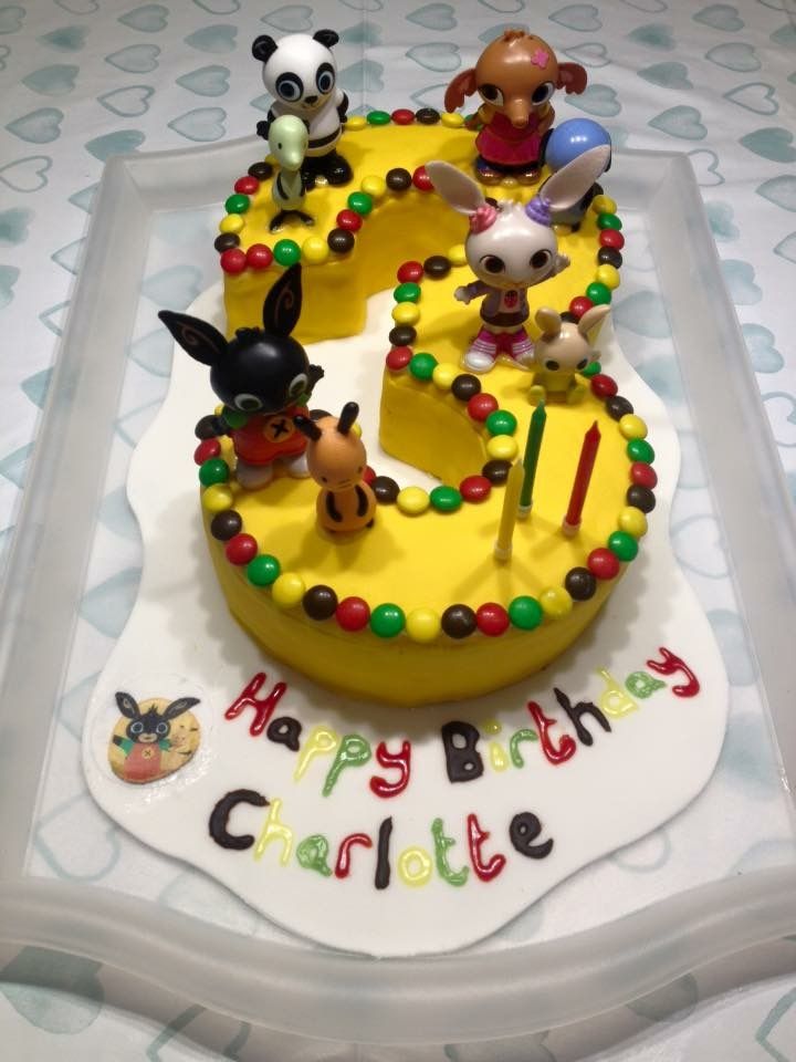 Bing Bunny CBeebies birthday cake (con immagini