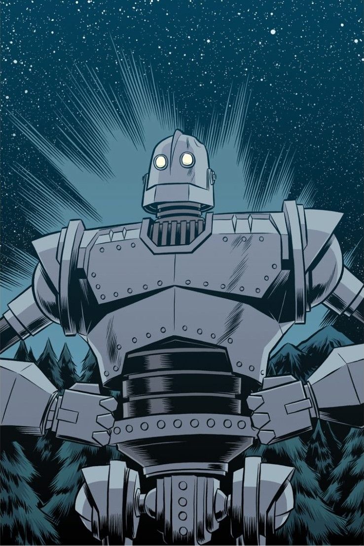 The Best Robots In Film The Iron Giant Robot Art Iron Man Ted Hughes