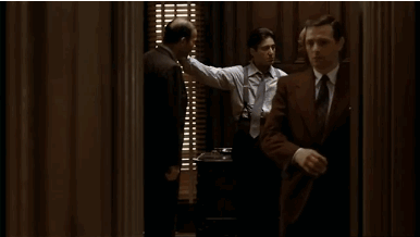 The Godfather final scene