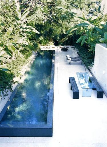 Eau Water Cahier De Styles Compilation Thématiques D Images Et D Idées Raised Pools Backyard Pool Small Pool Design