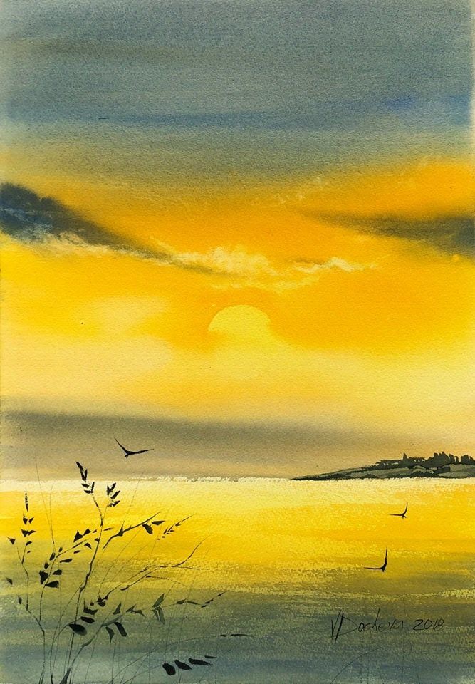 gabriela on Twitter | Watercolor landscape paintings ... gabriela on Twitter | Watercolor landscape paintings ...