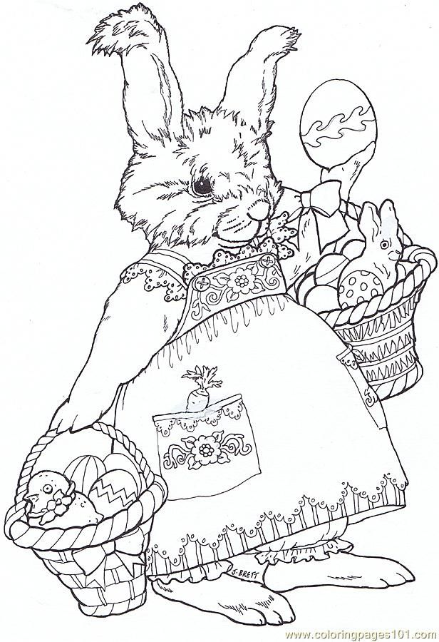 Lapin Pour Paques Malvorlagen Fruhling Malvorlagen Tiere Ausmalbilder