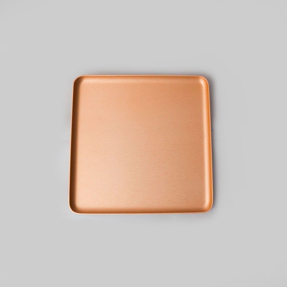 The Perfect Serving Tray Kaymet Square Blush Rose The Perfect Serving Tray Kaymet Square Blush Rose Gold 17cm X
