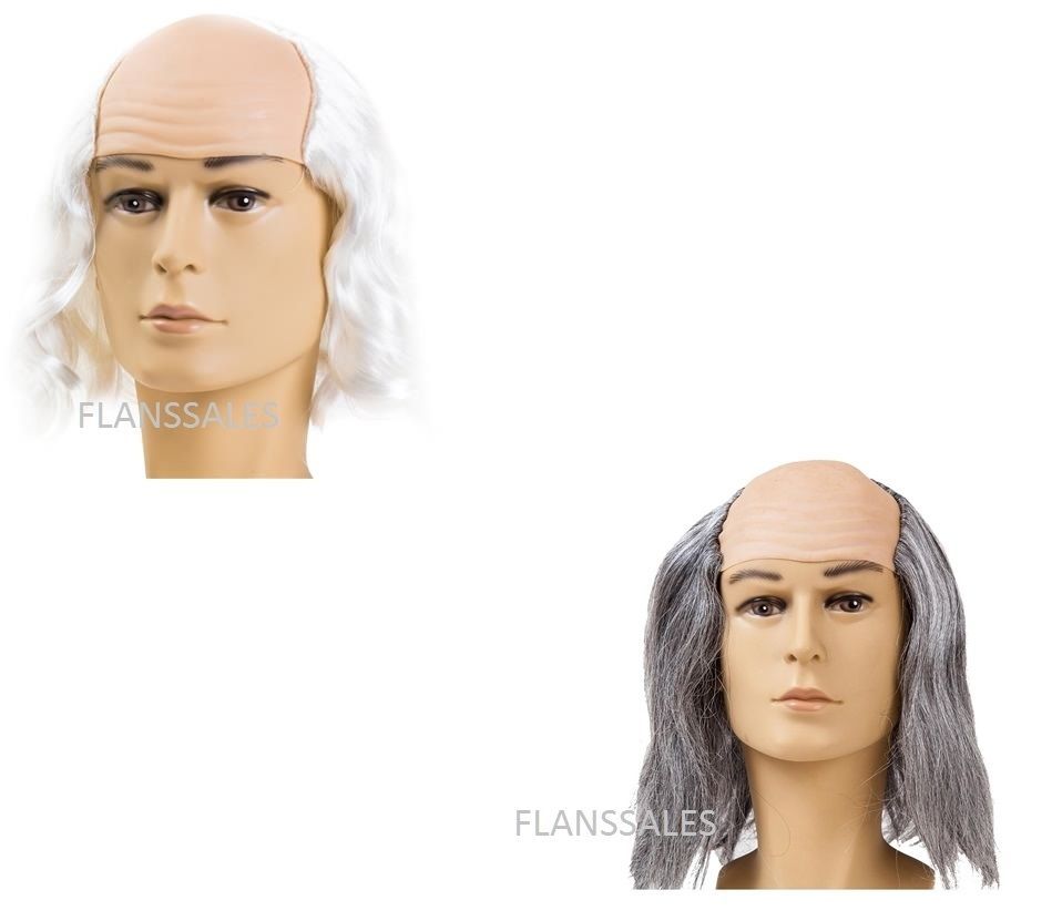 EINSTEIN WHITE WIG MAD PROFESSOR FANCY DRESS ACCESSORY