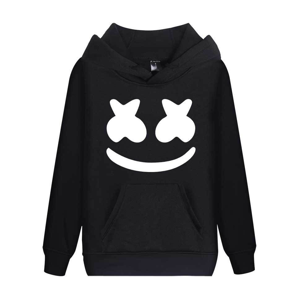 Baokeman Marshmello Hoodies Tisortu Erkek Kadin Hip Hop Rapci Dansci Dj Kapusonlu Kapusonlu Hip Hop Danscilar