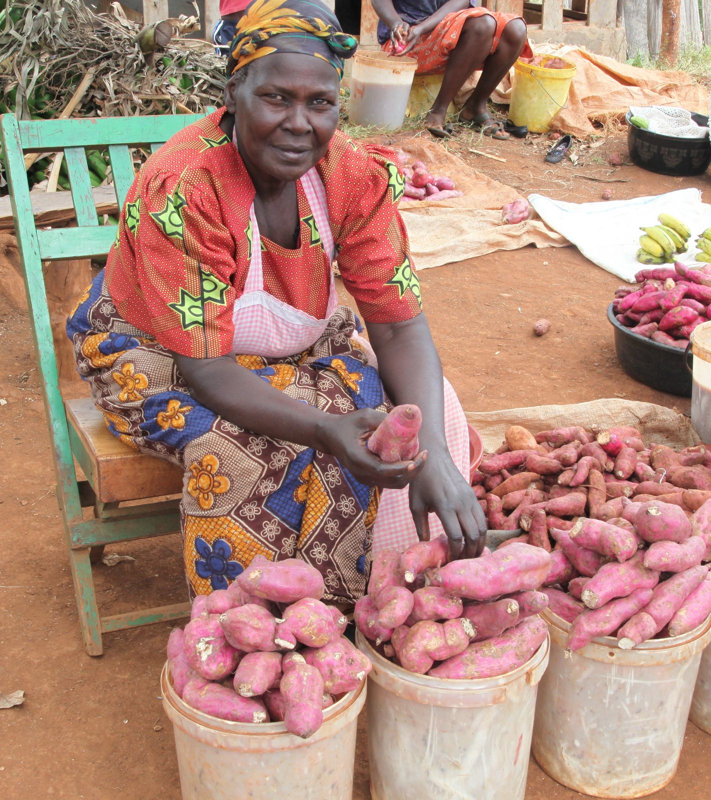 Selling Sweet Potatoes In Kenya African Life Kenya African Market Selling Sweet Potatoes In Kenya African Life Kenya African Market