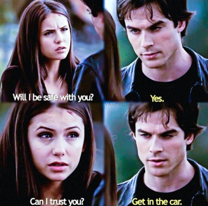 Vampiri diari Damon e Elena hook up