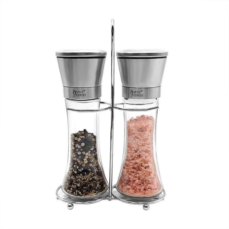 Salt and Pepper Spice Glass Bottle Grinder Refillable Coarseness Adjustable Salt and Pepper Mill Shakers Ceramic Spice Grinder Material : Glass. Style : Manual. Milled Food : Pepper. Certification : LFGB, FDA, CE/EU, ISO. Application : Home. Bottle Grinder, Pepper Grinder, Pepper Spice, Salt And Pepper Mills, Spice Grinder, White Box, Refill, Glass Bottles, Hot Sale