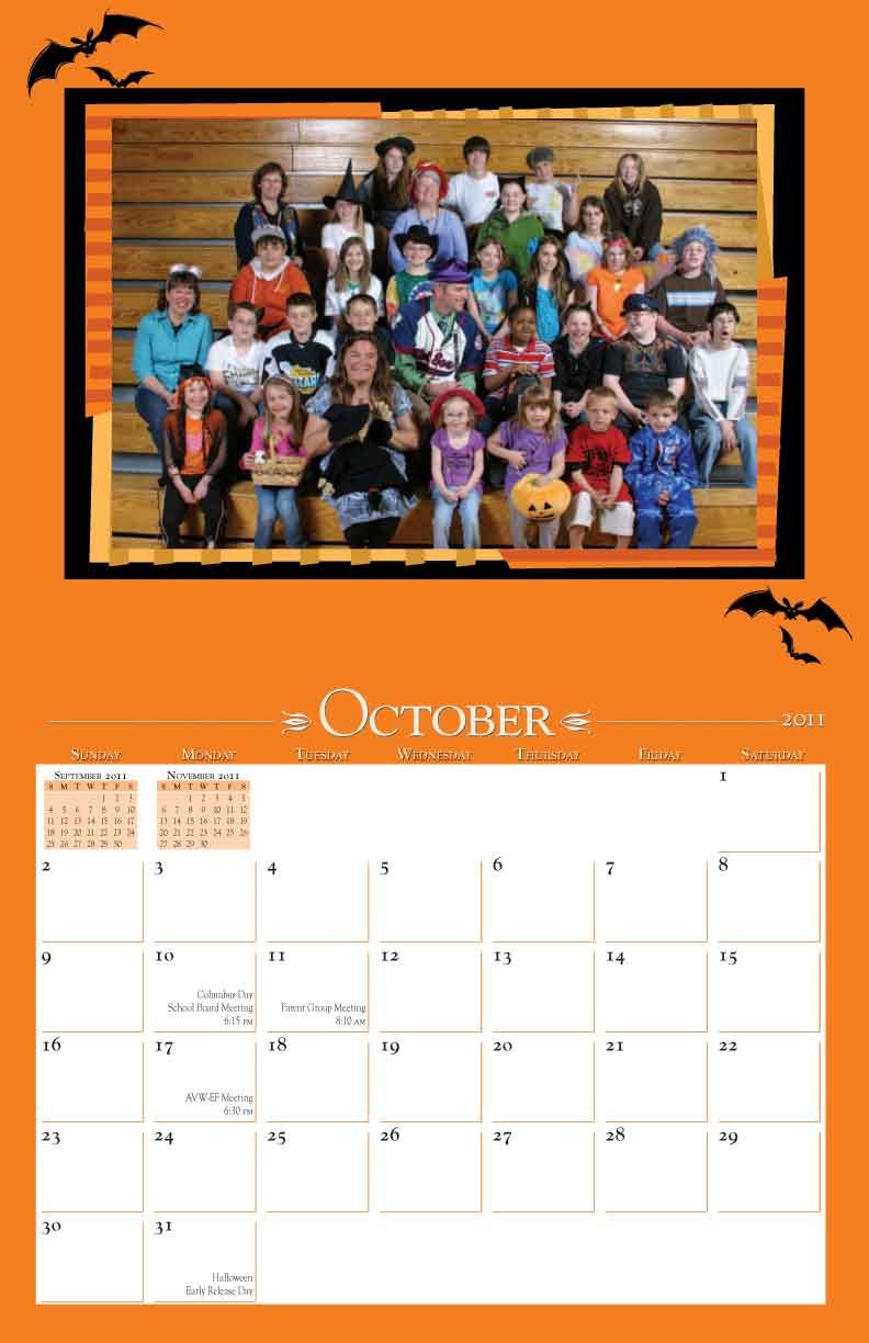 calendar pictures for each month