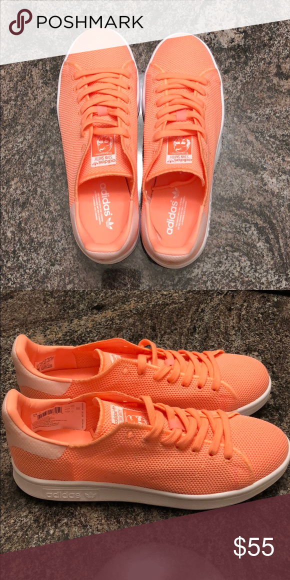 NEW ADIDAS by Stan Smith NEW! CORAL/ORANGE COLOR, price firm no offers adidas Shoes Athletic Shoes | New adidas, Athletic shoes, Adidas shoes