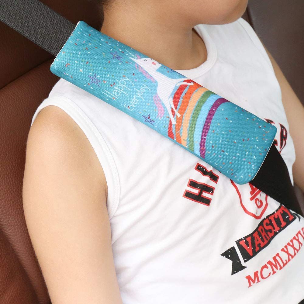 Backpack Gampro Car Seat Belt Pad Cover Suitable for Car Seat Belt Shoulder Bag RED 2-Pack Soft Car Safety Seat Belt Strap Shoulder Pad for Adults and Children