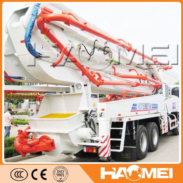 Used Sany 46 Meters Concrete Boom Pump Sany Concrete Pump For Sale Construction Site Concrete Heavy Machinery