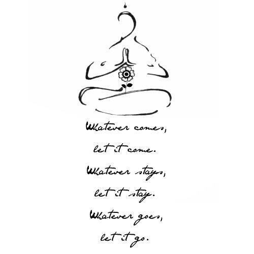 Go With The Flow Yoga Tattoos Tattoo Quotes Tattoos