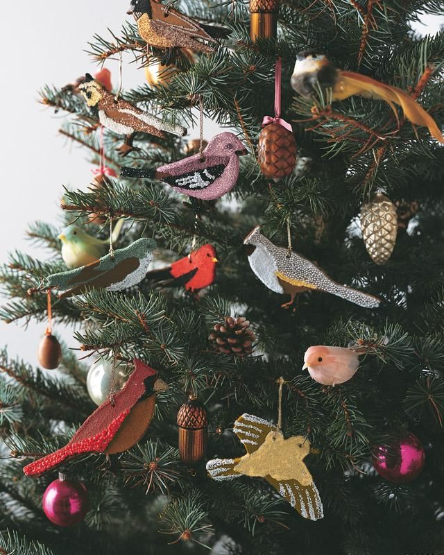 Bird Ornaments For Christmas Tree