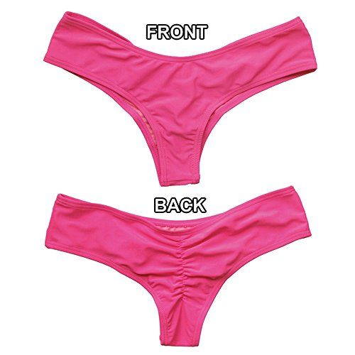 CROSS1946 Women Brazilian Bikini Bottom Swimsuit Thong Swimwear Bathing