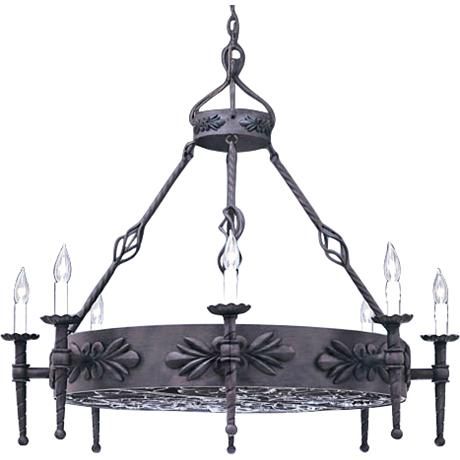 Alhambra Collection Round Large Wrought Iron Chandelier 91721 Lamps Plus Chandeliers Designers Fountain Wrought Iron Chandelier 91721, Alhambra Collection Round Large Wrought Iron Chandeliers