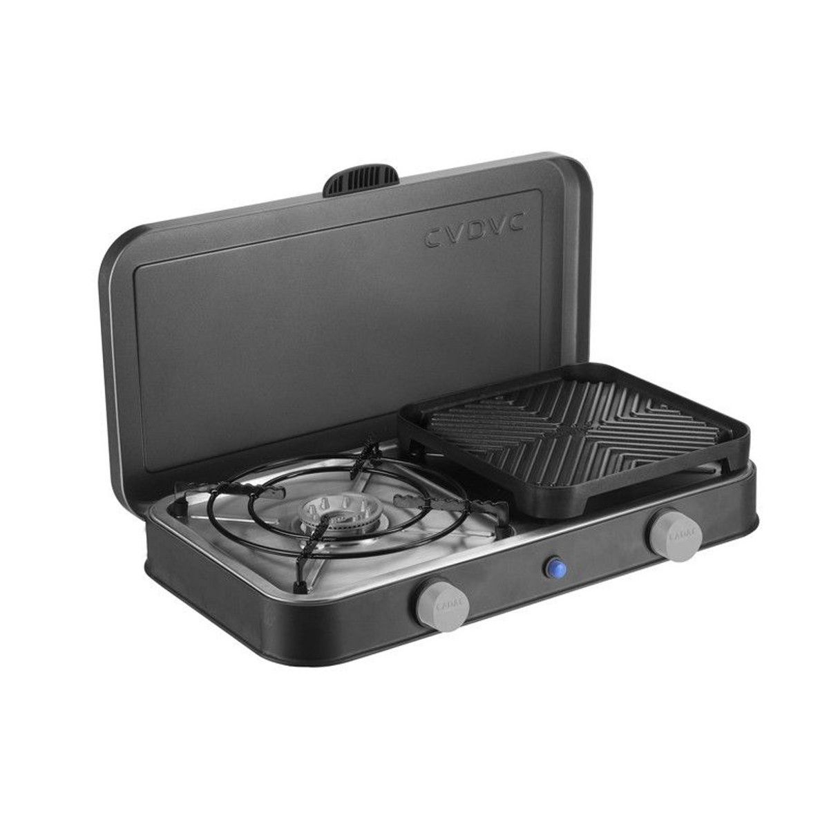 Kampa Alfresco Camping Outdoor Double Gas Hob /& Grill