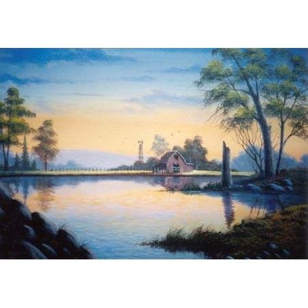 Log Cabin Canvas Painting For Beginners Step By Step Log Cabin Canvas Painting For Beginners Step By Step