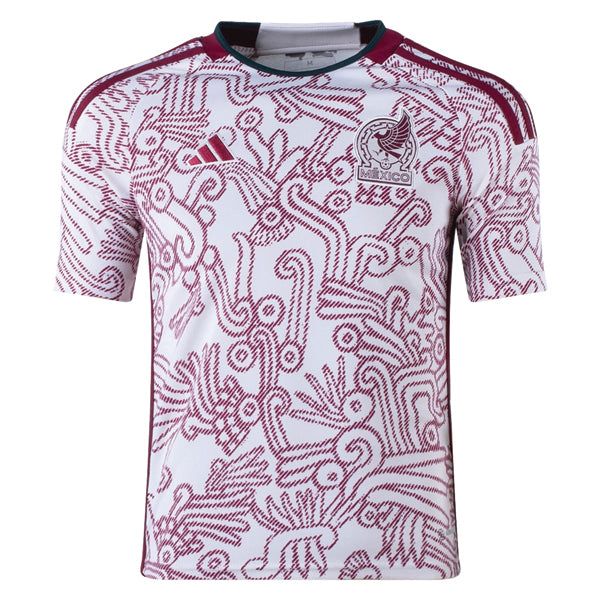 adidas Youth Mexico Away Soccer Jersey (Wonder White) | Mexico away