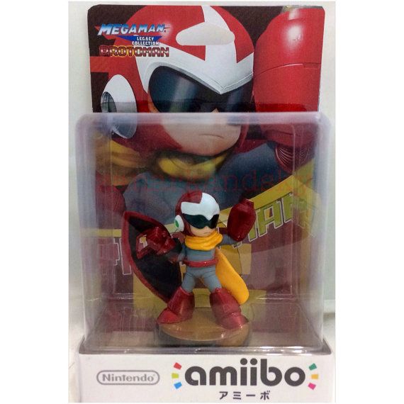 Protoman Custom Amiibo Made From A Mega Man Amiibo The Scarf Is Made From Apoxie Sculpt And Hand Painted Turnaround Time Is 2 Months After D ゲーム アニメ ゲーム 商品