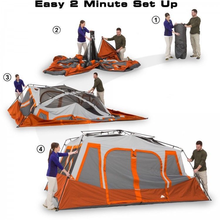 ozark trail 14 person tent orange ozark trail 14 person tent orange