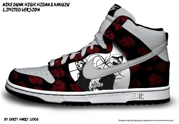 Hidan shoes! | Cute nike shoes, Naruto 