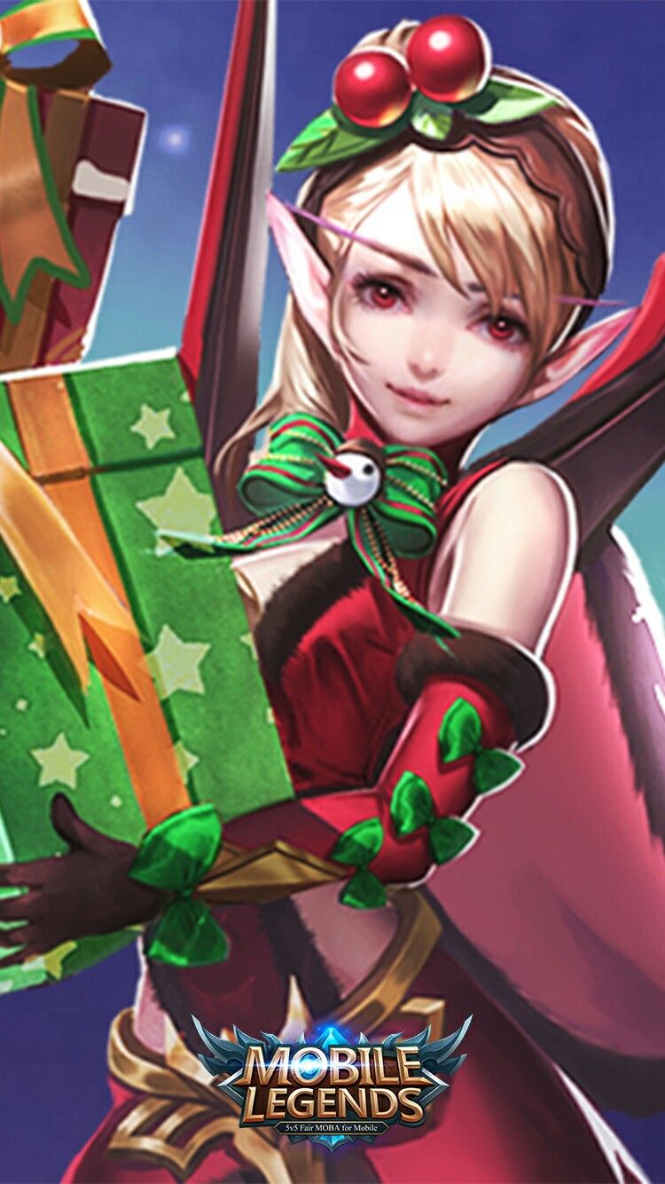 Karina Christmas Cheer Mobile Legends Bang Bang Pinterest