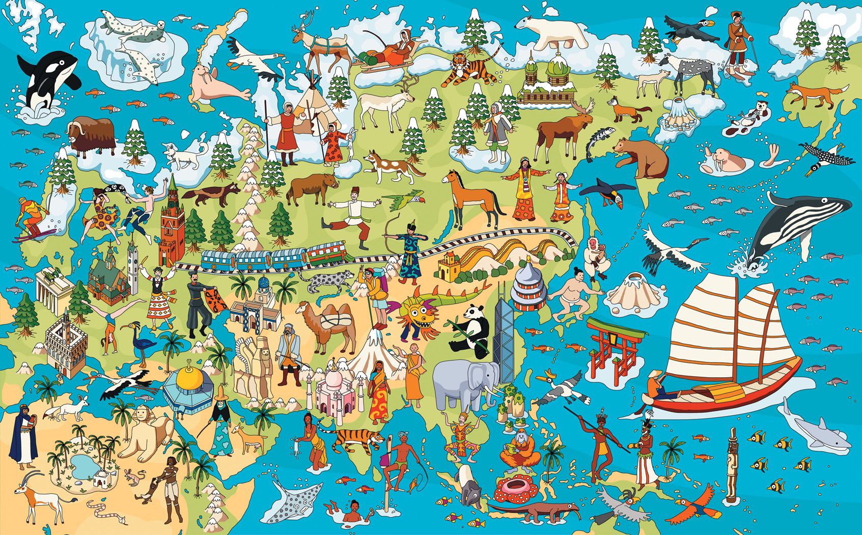 map of asia quino marin map asia continent culture educational