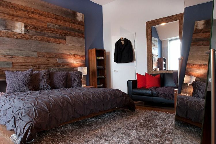 modern deko ideen schlafzimmer lila bettwsche lila hochflorteppich lila berwurfdecke holzwand abgeschlossener look - Deko Ideen Schlafzimmer Lila modern deko ideen schlafzimmer lila bettwsche lila hochflorteppich lila berwurfdecke holzwand abgeschlossener look - Deko Ideen Schlafzimmer Lila