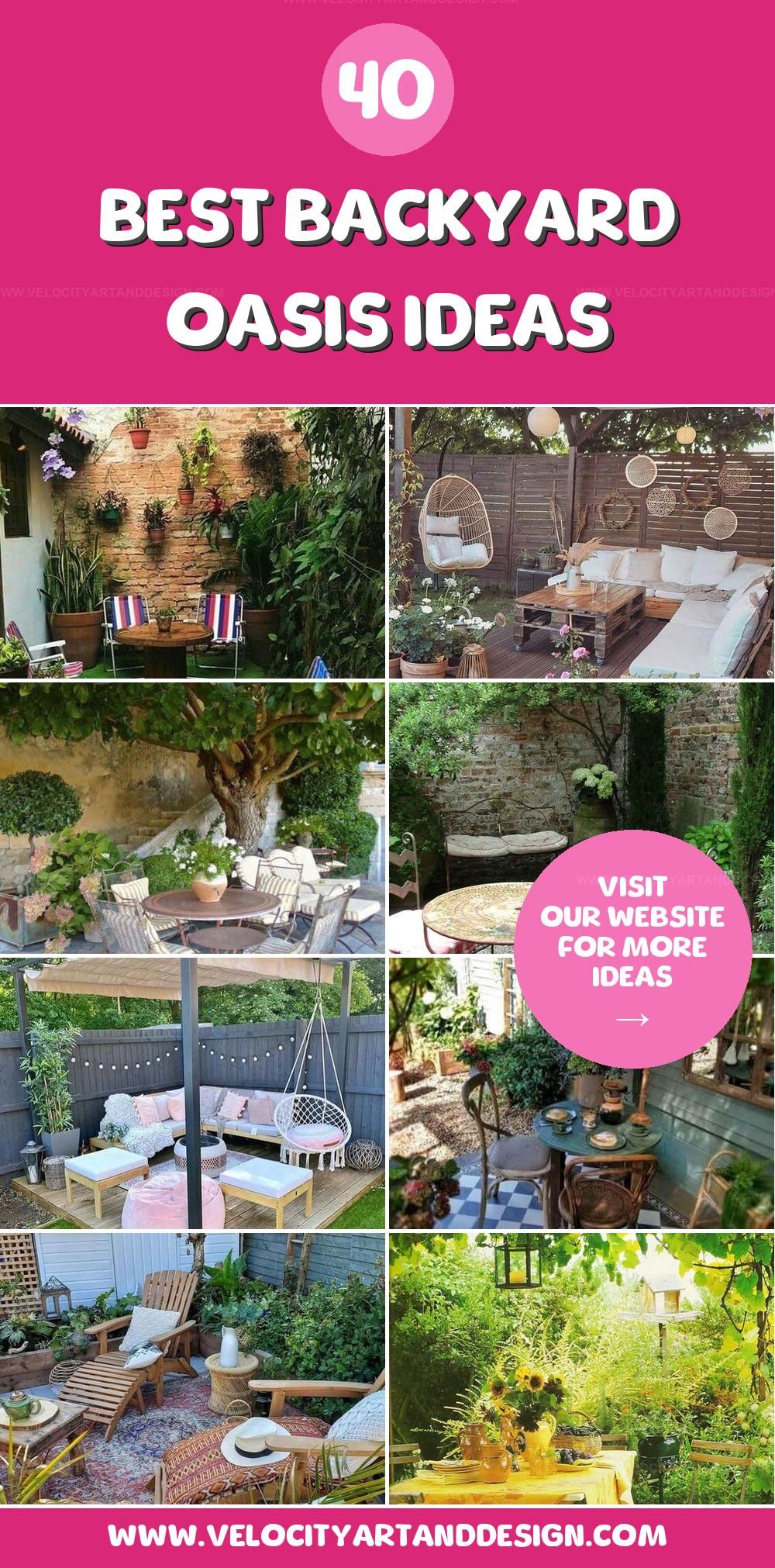 40 Creative Backyard Oasis Inspirations for Your Perfect Relaxing Escape