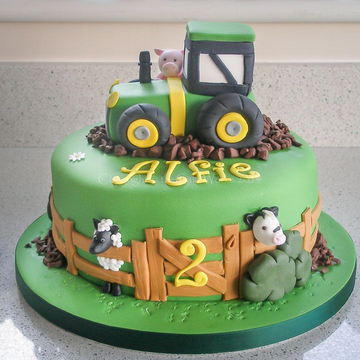 Hofkuchen / Ackerschlepper und Tiere - Cakes - #Ackerschlepper #Cakes #Hofkuchen #Tiere #und #celebrationcakes