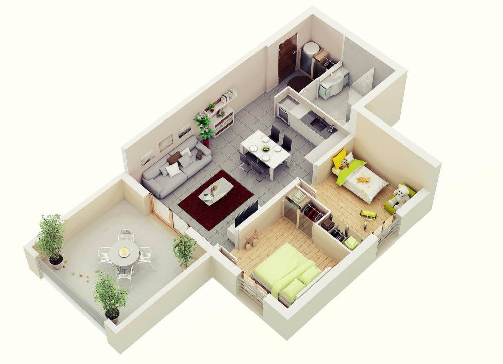 3D small house floor plans under 1000 sq ft #houseplan #floorplan - logiciel gratuit de plan de maison 3d 3D small house floor plans under 1000 sq ft #houseplan #floorplan - logiciel gratuit de plan de maison 3d