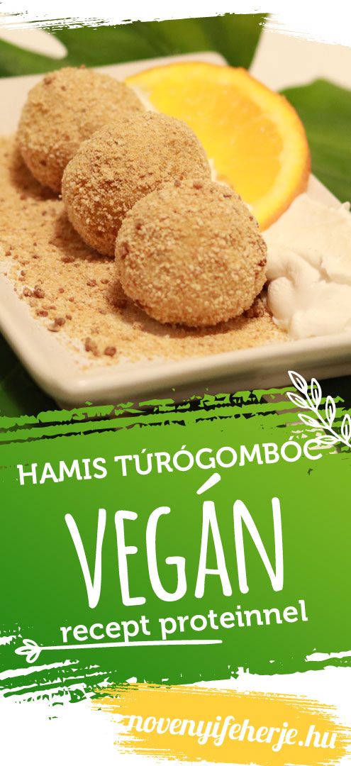 Vegán hamis túrógombóc növényi fehérjével -